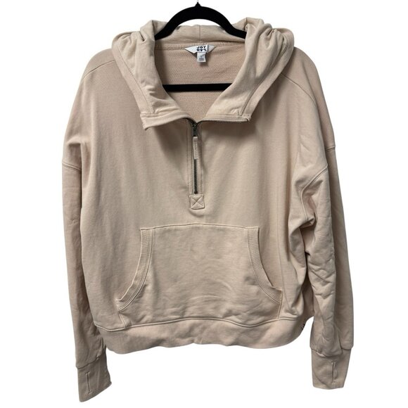 JoyLab Tops - JOYLAB PULLOVER HOODIE HALF ZIP LOOSE FIT LIGHT PINK SIZE L CASUAL POCKET LOUNGE